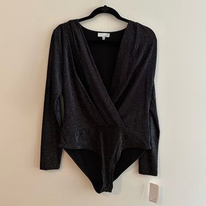 Ten Sixty Sherman bodysuit. Size XL. Black sparkly